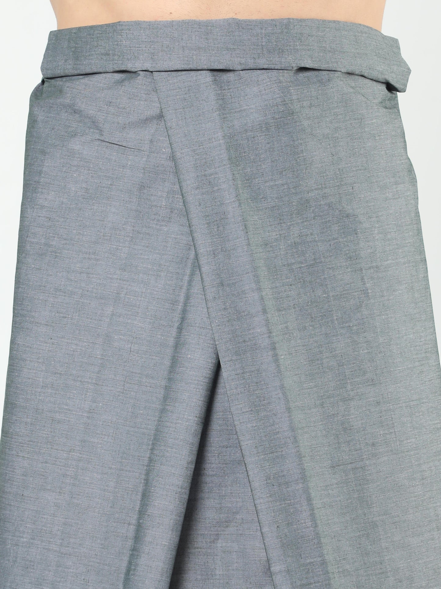 Urban Lungi - Premium Cotton - Classic Plain Light Green Lungi Unstiched