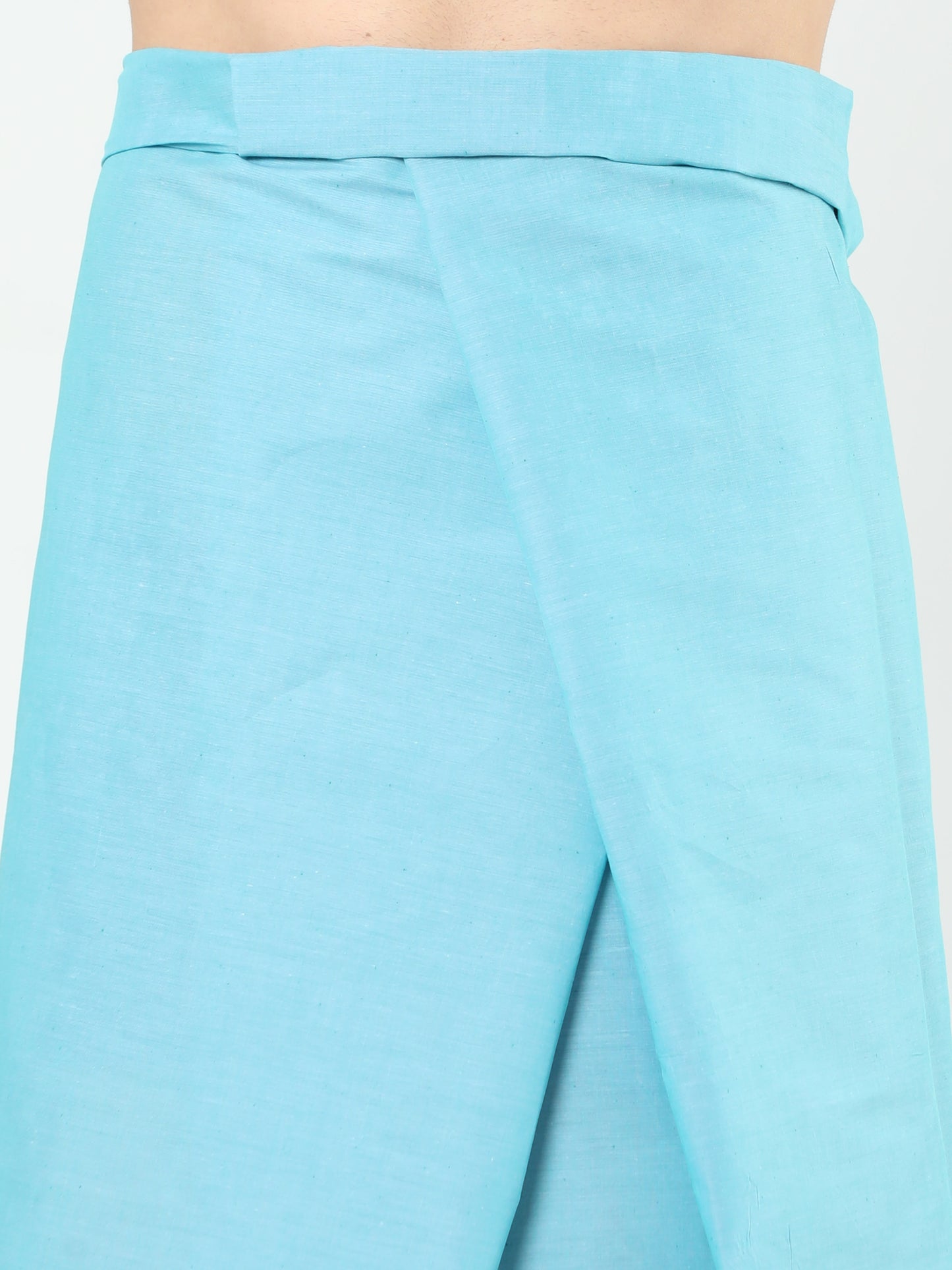 Urban Lungi - Premium Cotton - Classic Plain Light Green Lungi