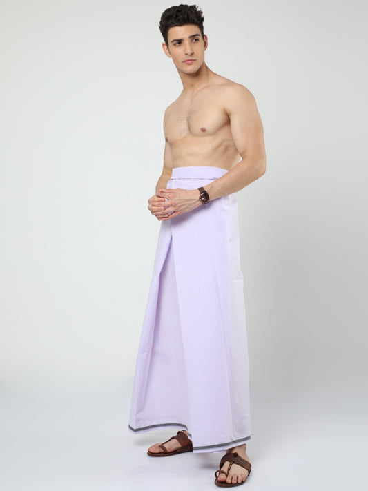 Urban Lungi - Premium Cotton - Green and White Checks Lungi Unstiched